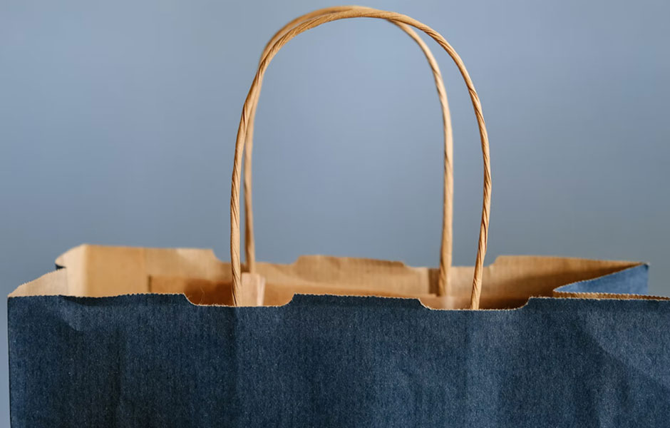 shopping bag with handle