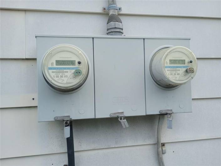 2 ELECTRIC METERS