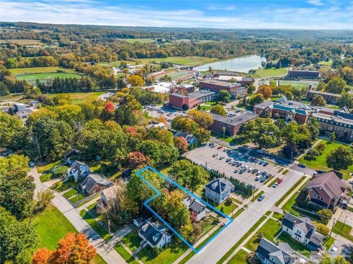 Location! Location! Aerial View of Westminster College