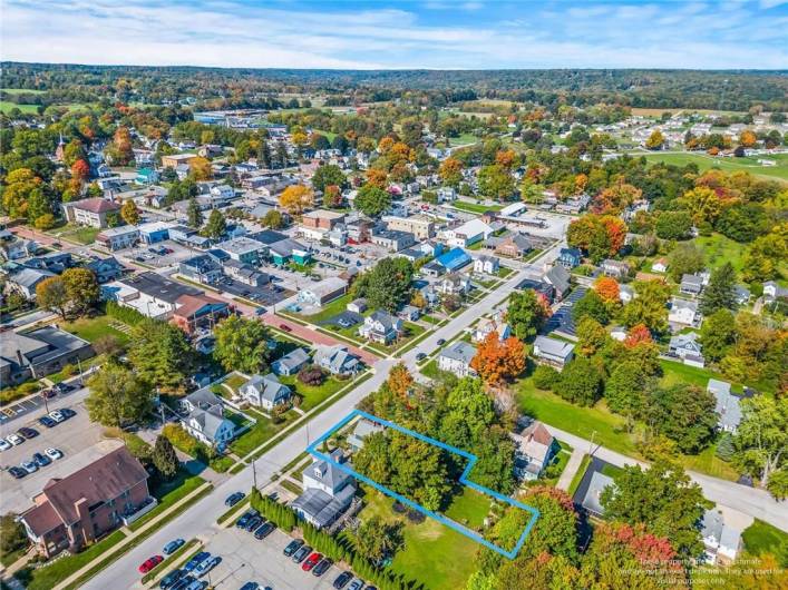 View of New Wilmington Borough