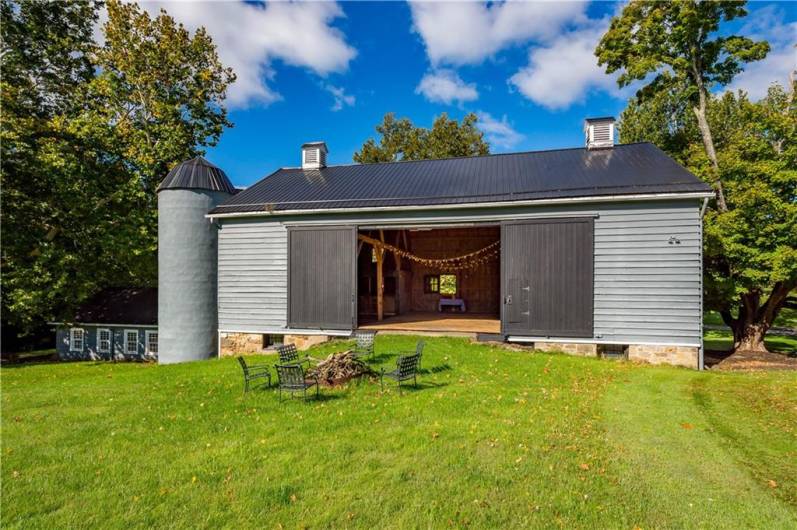 New roof and doors on original barn.