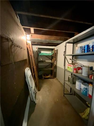More storage in the basement