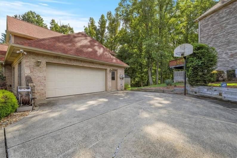 Driveway into Garage