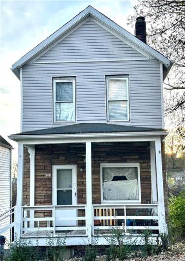 Covered front porch