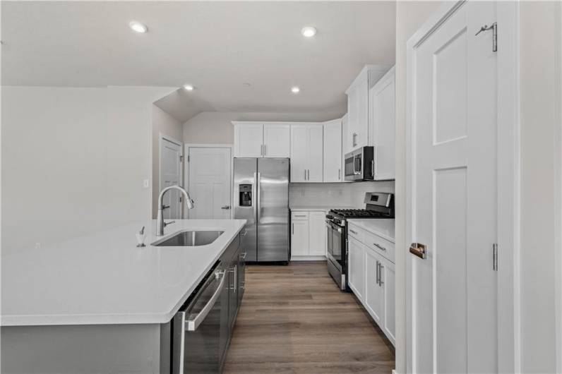 Counter and cabinet space galore!