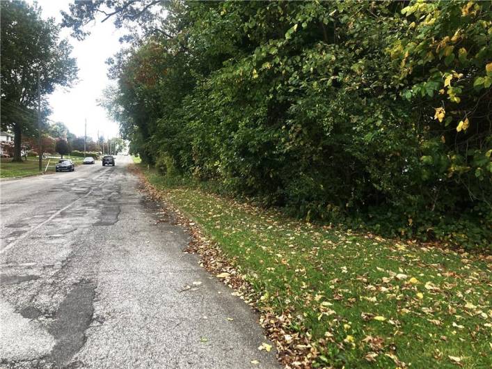 Another street view of the property looking opposite direction