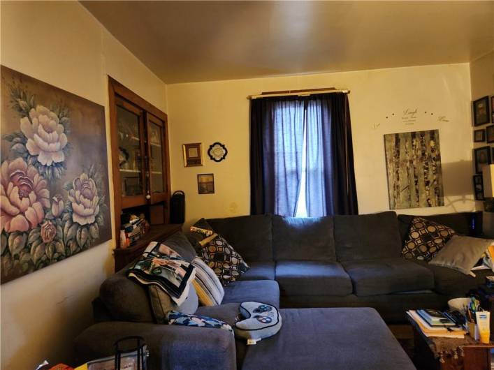 Note the china cupboard...this could be your formal diningroom if you want.