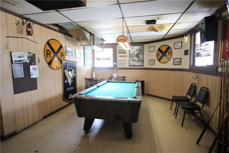 Pool Table area