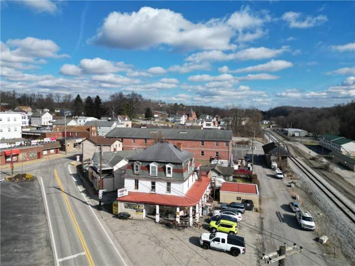 Aerial View of Historic Establishment