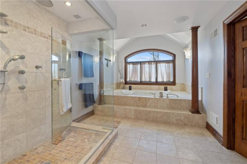 View of Master Bathroom from the Bedroom!