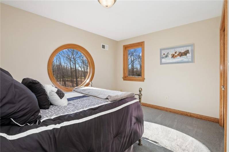 Fourth Bedroom has this lovely window overlooking the frontyard!