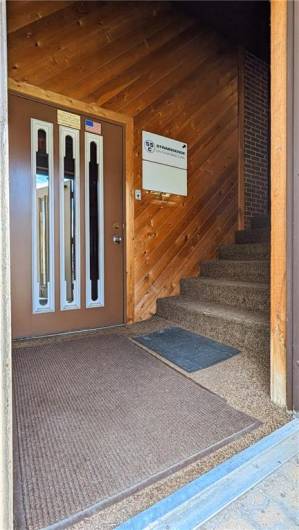 Interior Entrance to the First Floor Offices