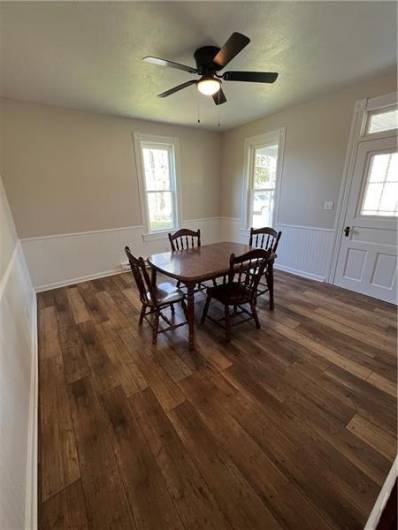 Formal dining room or 4th bedroom on main floor! This room has a private entrance. Could be a salon or private business if needed.