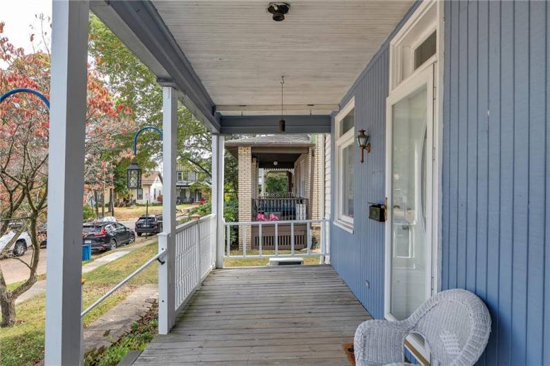 Enjoy the large, covered front porch.