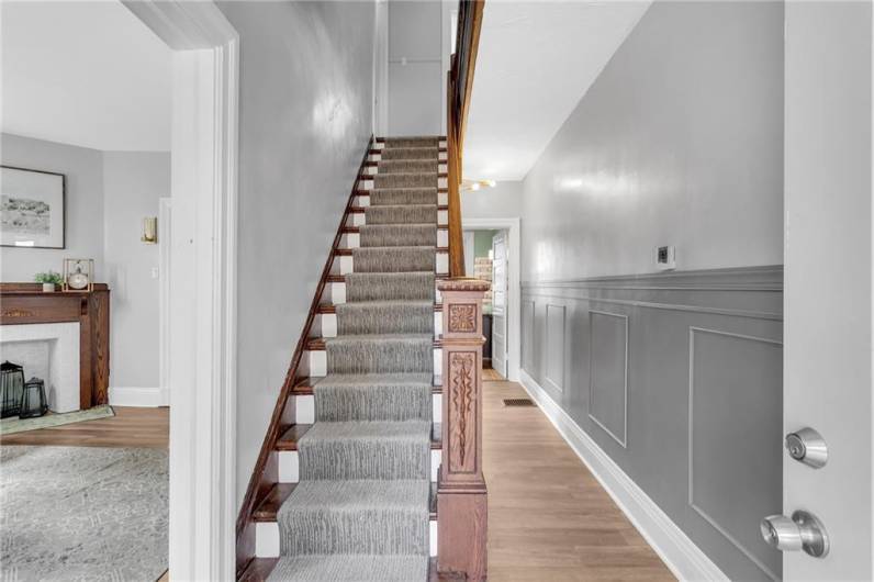 Enter the home to the inviting foyer.