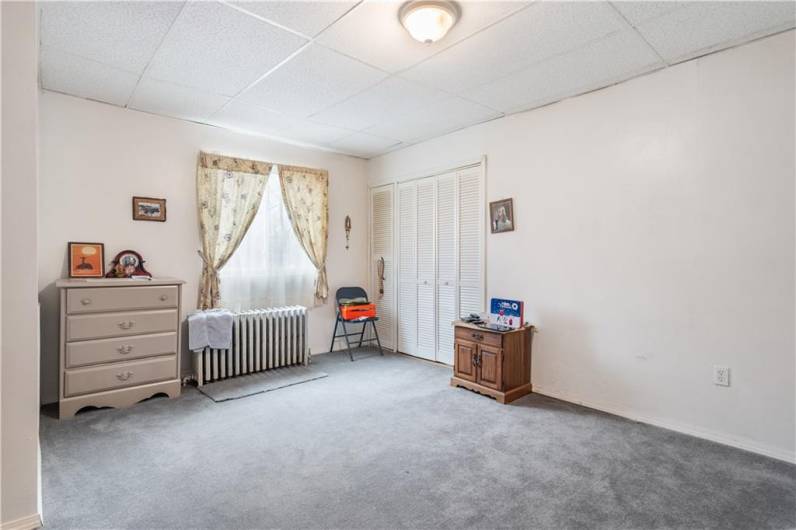 2nd bedroom also has ample space with a great size closet and neutral carpet!