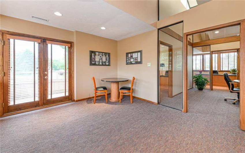 Patio Doors open to the Private Balcony