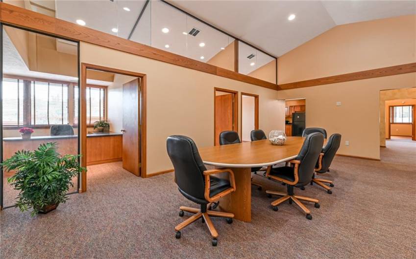 The sizeable Conference Room measures approximately 25x14