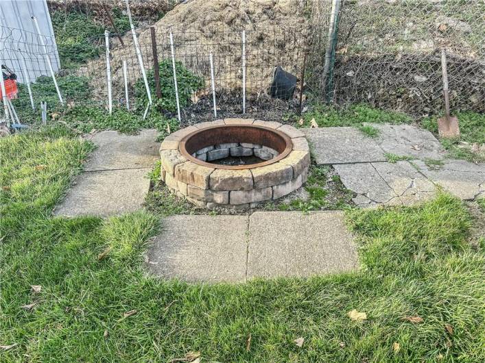 Backyard firepit!