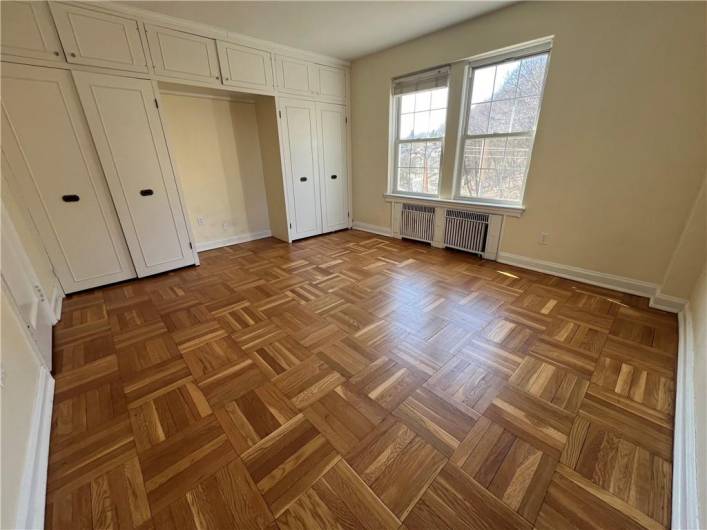 Second bedroom with convenient built-ins