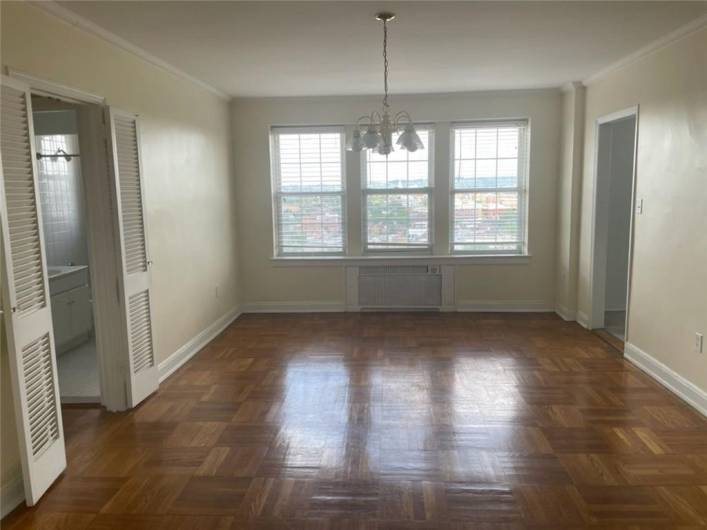 Large sunny-filled dining room