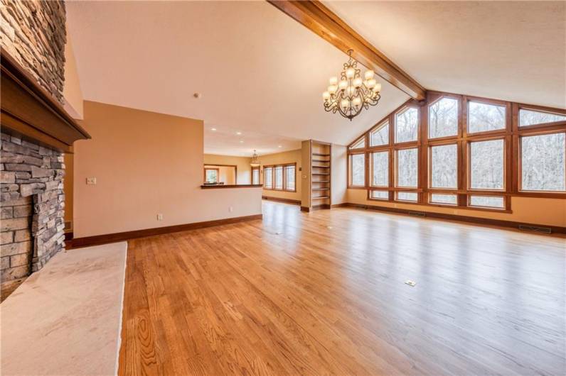 Stunning hardwoods and floor outlets too!