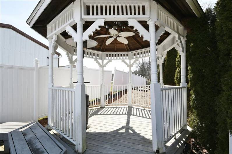 Gazebo on Pool Deck