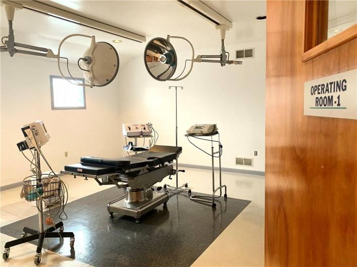 Equipped Main Surgical/Procedure Room