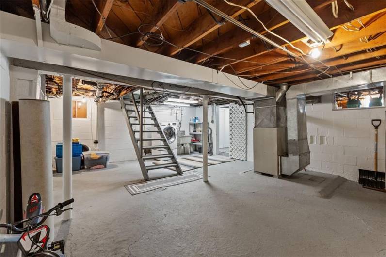 Shared Basement Space/Laundry