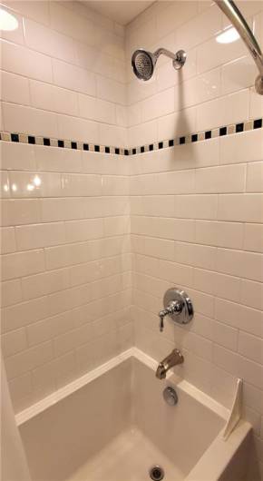 Full bathroom shower/bath, upper floor