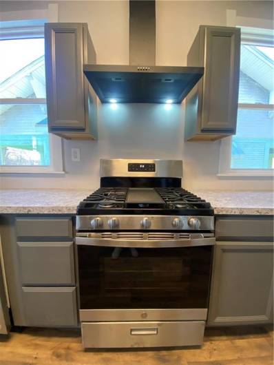 GAS STOVE WITH HOOD