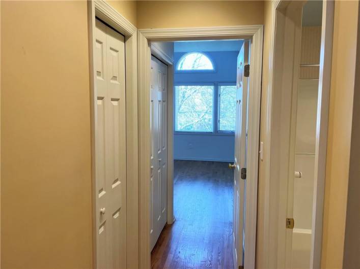 Hallway Leading Into Master Suite