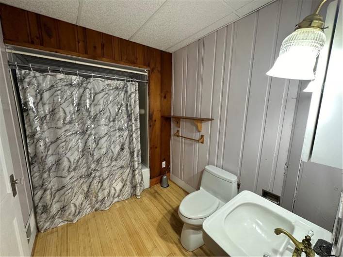 Enjoy the convenience of a full bathroom on the first level