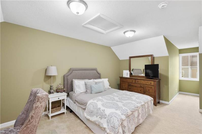 The options are endless for this third floor space! Fourth bedroom, second family room, or office!