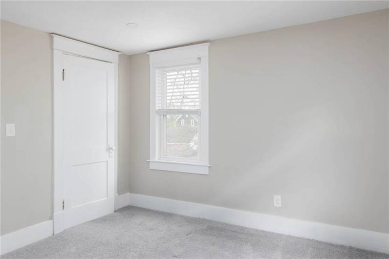 The second bedroom provides a generous sized walk-in closet.
