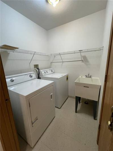 Conveniently Located Laundry Room