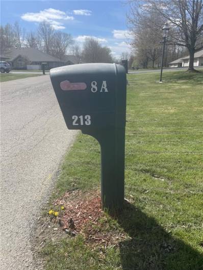 Mailbox With Address