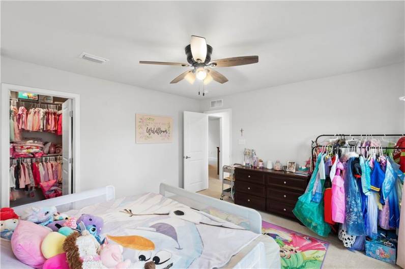 This bedroom is fit for any princess, you will love how spacious this home is!
