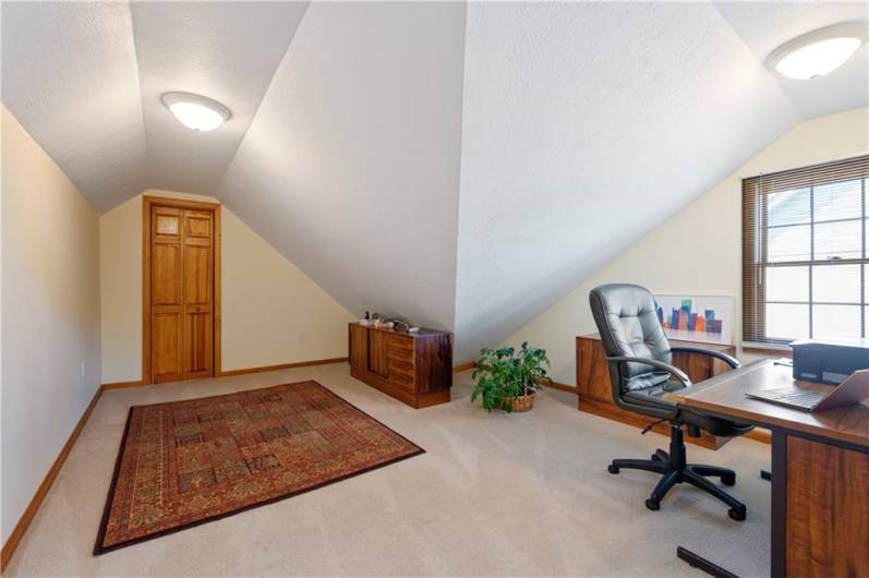 The fourth bedroom can also be used as a home office or bonus room.
