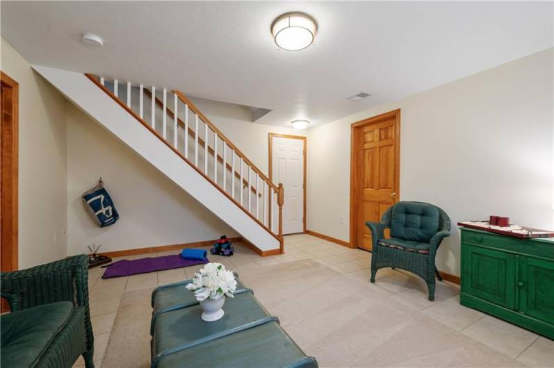 The finished basement adds even more living space. It offers two storage rooms.