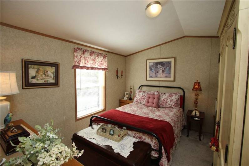Nice 11x10 Master Bedroom w/ Cathedral Ceilings, Large Closet & Window allowing the Natural Light in