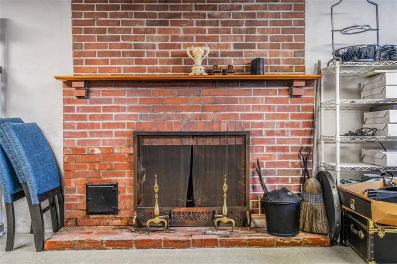 Game Room Fireplace