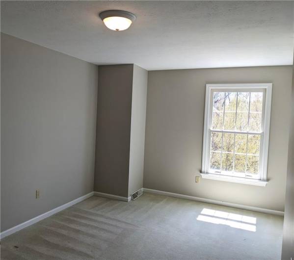 2nd Bedroom with large window and closet