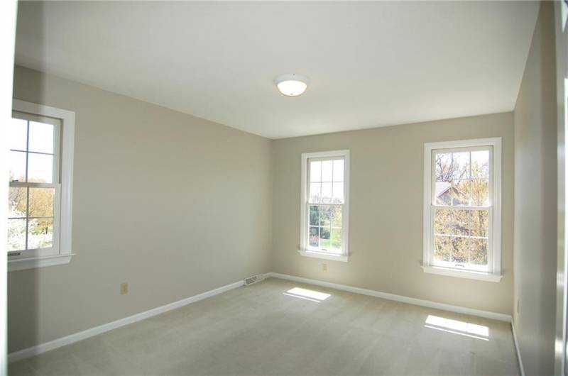 Third bedroom with 3 large windows