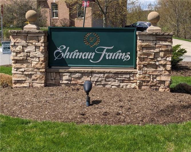 Home is in the desirable Ehrman Farms community!