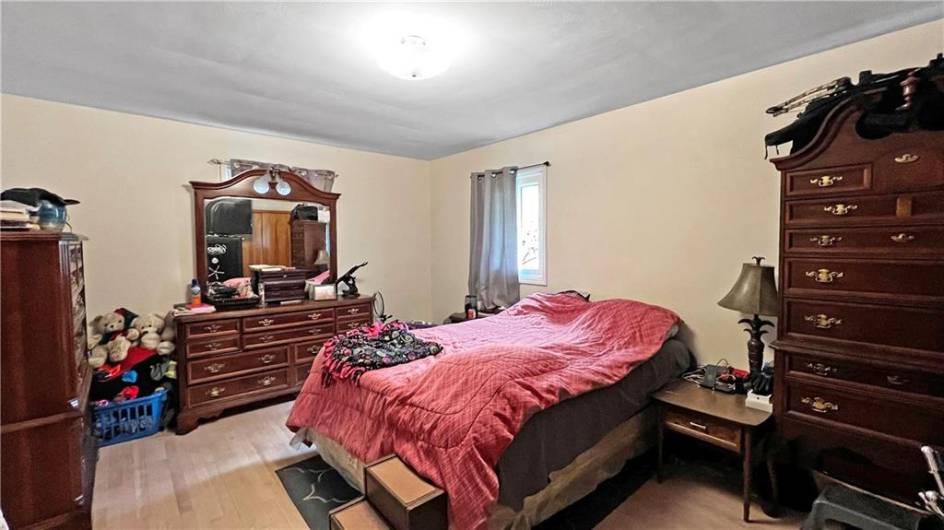 The large master bedroom is perfect for getting that much needed rest.