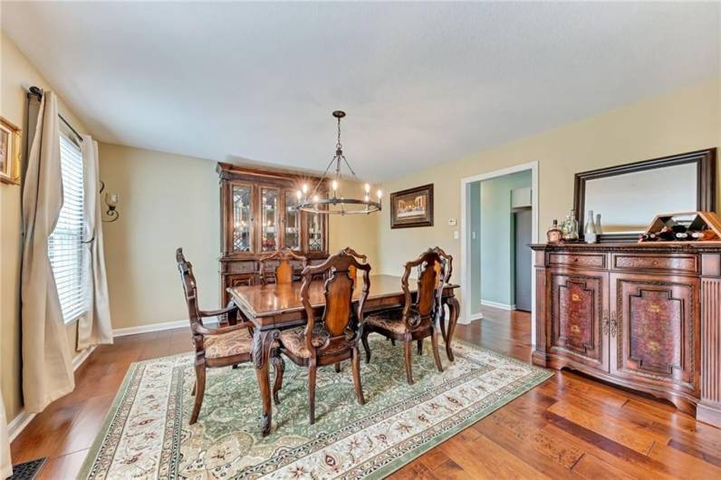 Entertain in this banquet-sized dining room.