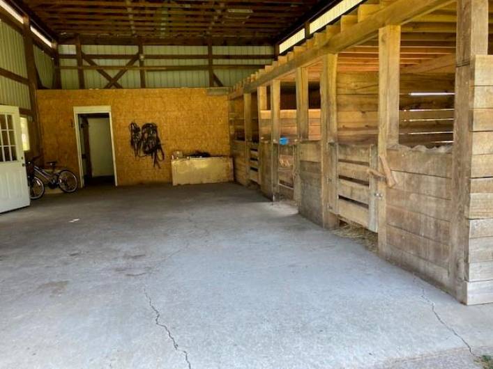 Barn Interior w/ Stalls