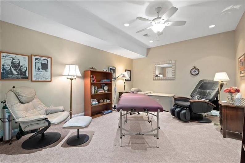 Treatment Room - May also be a lower level offiice or bedroom with a closet.