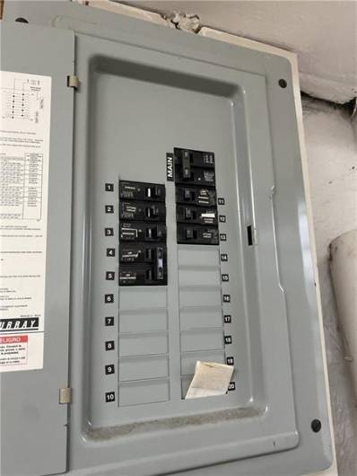 Updated electrical panel